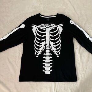 Denim & Flower long sleeve T-shirt